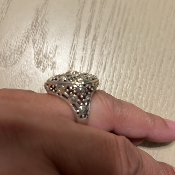 Sterling silver ring size 7 - Picture 3 of 11